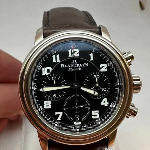 Blancpain Léman Fly-Back 2185F 38mm Stainless steel Black