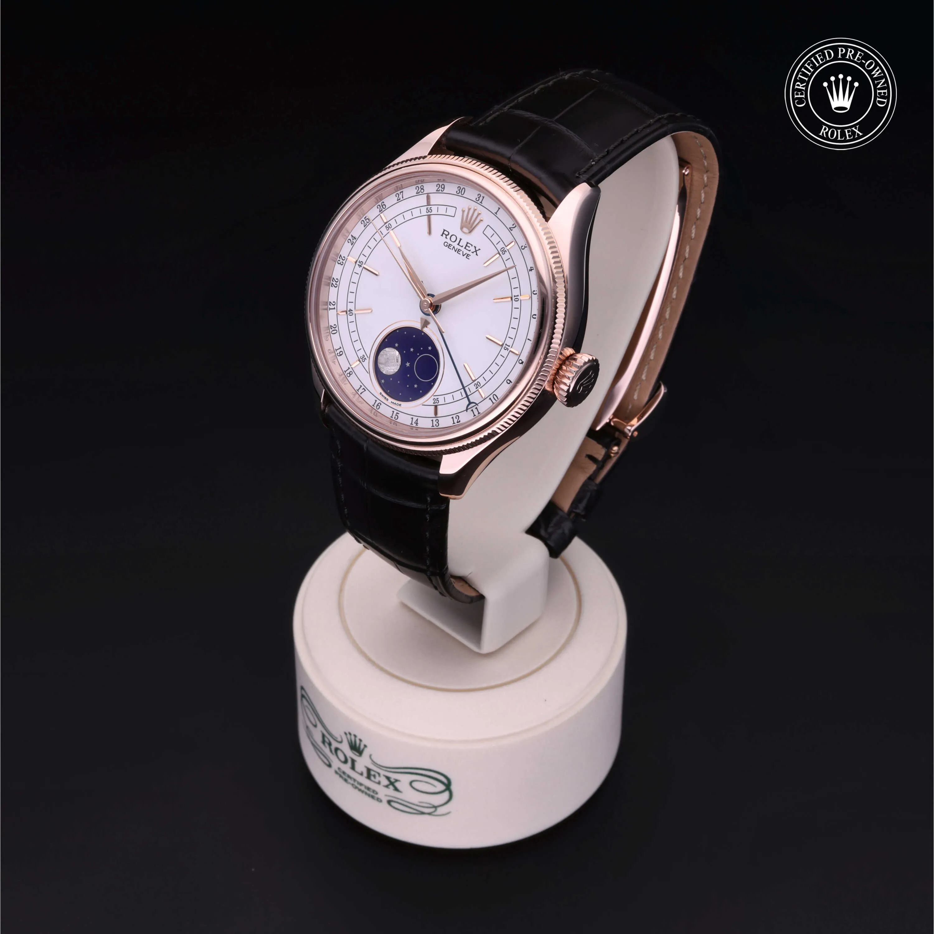 Rolex Cellini Moonphase 50535 39mm Rose gold White 2