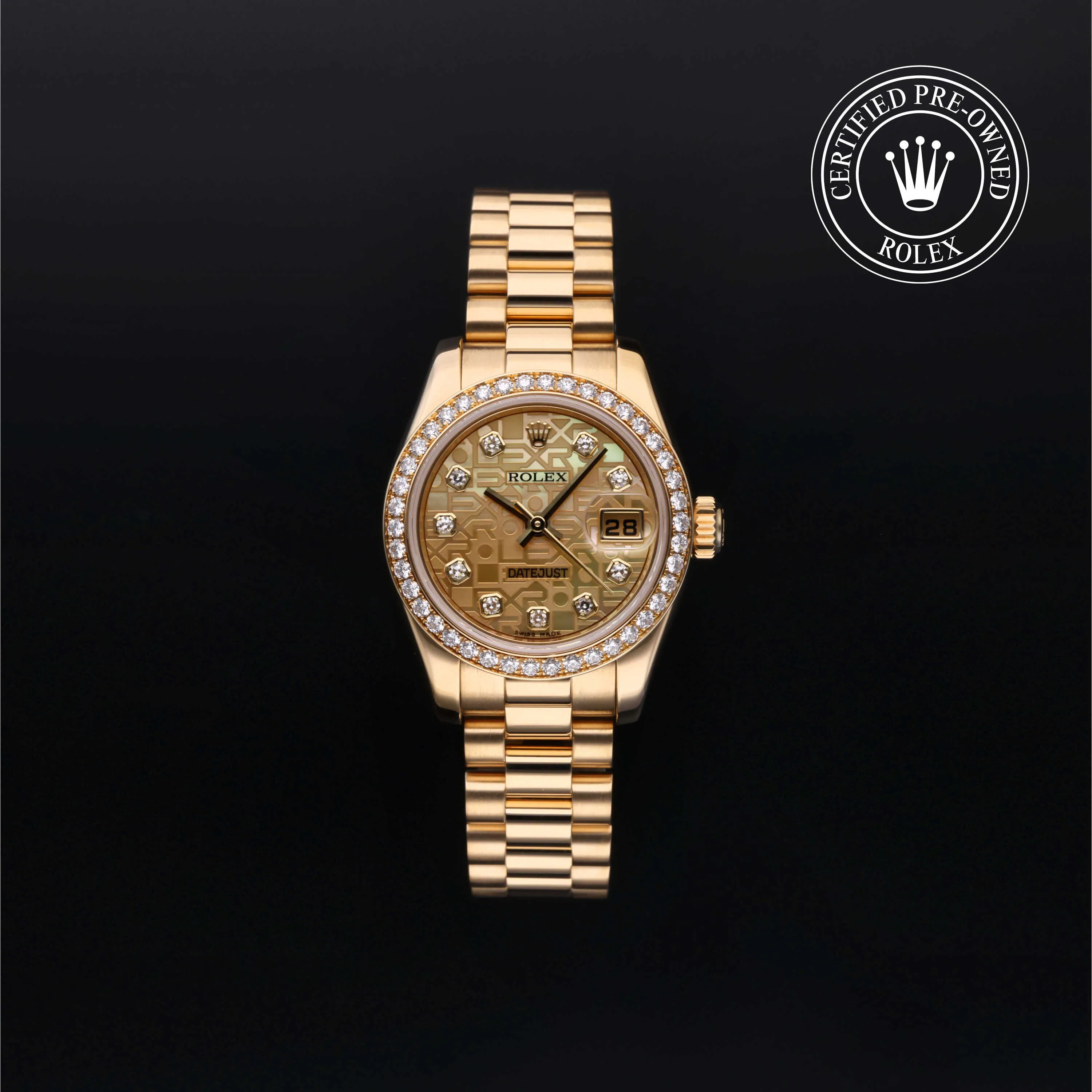 Rolex Lady-Datejust 179138 26mm Yellow gold Mother-of-pearl