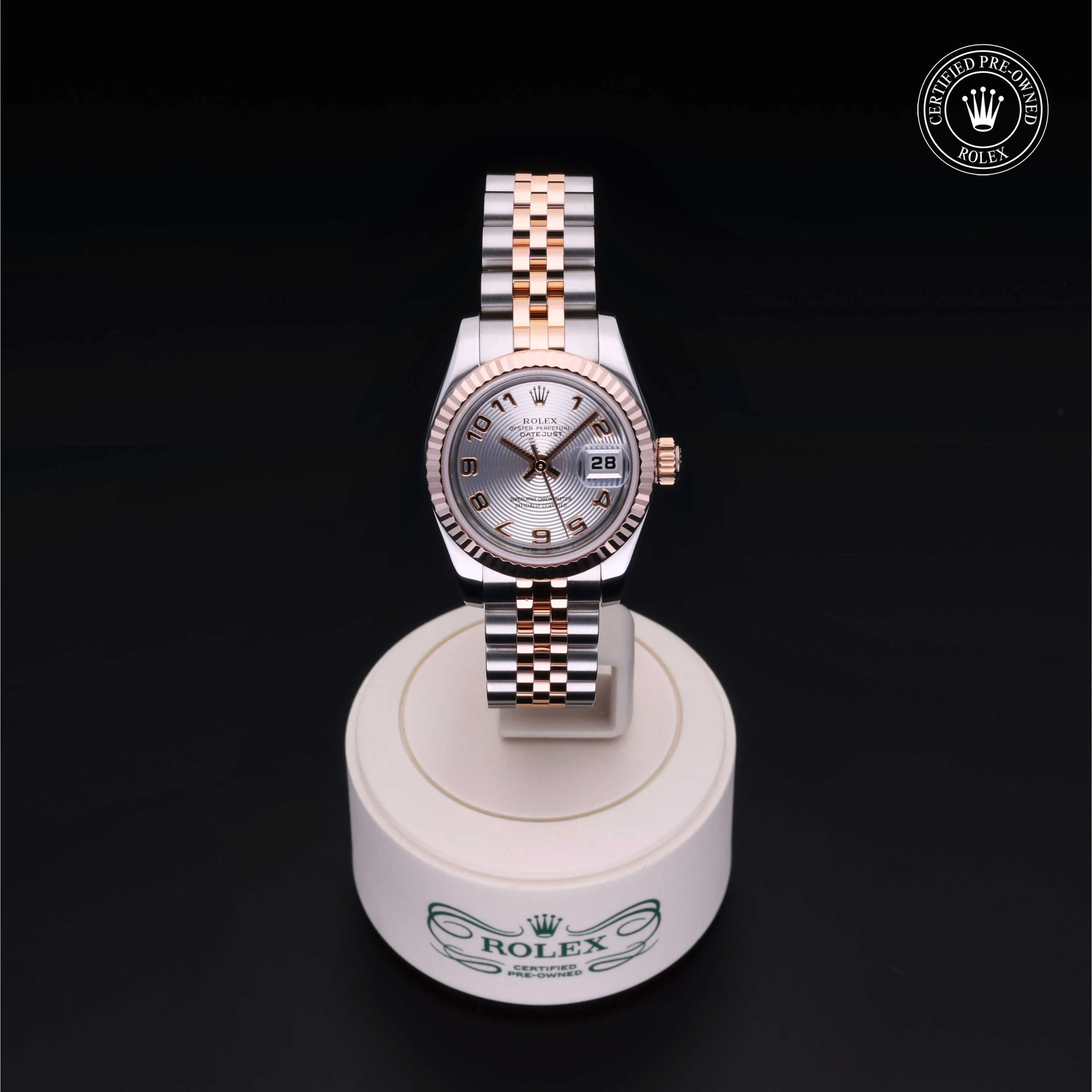 Rolex Lady-Datejust 179171 26mm Rose gold Silver 1