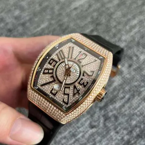 Franck Muller Vanguard V 45 SC DT 44mm Rose gold 5