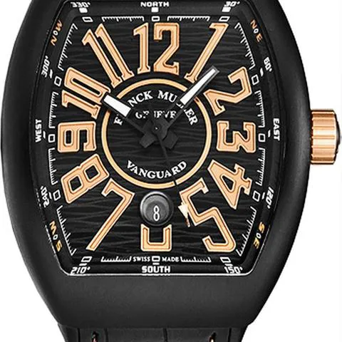 Franck Muller Vanguard 45SCBLKBLKGLD-1 45mm Titanium Black