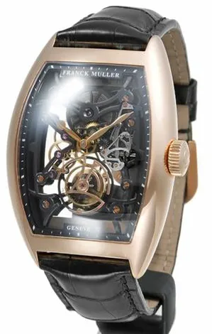 Franck Muller Cintree Curvex 8880TSQT 55.5mm Rose gold Skeletonized 1