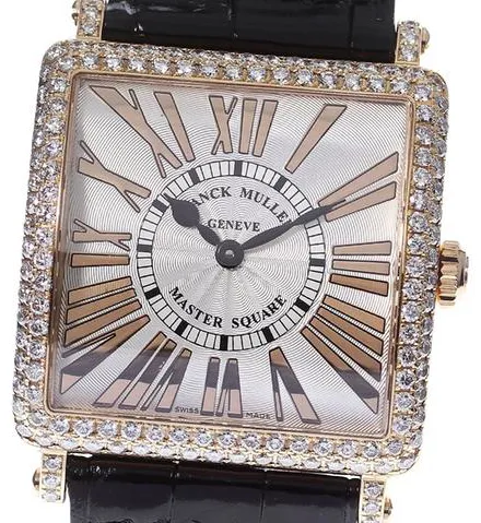 Franck Muller Master Square 6002 M QZ D 32mm Rose gold Silver