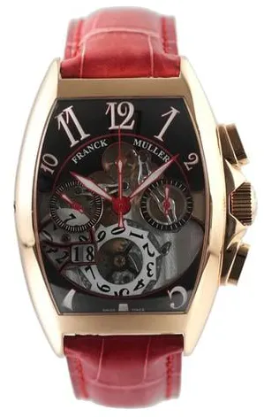 Franck Muller Cintree Curvex 8083 CC GD FO 43.3mm Rose gold Black