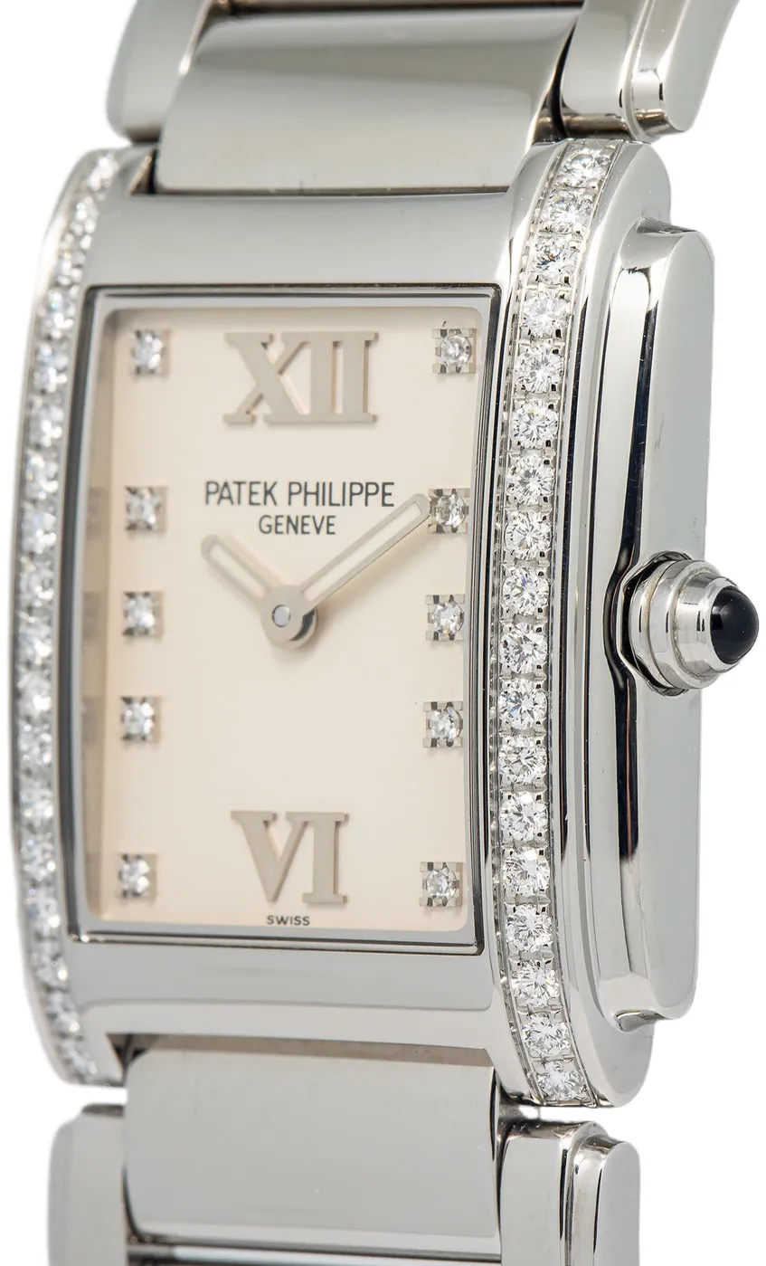 Patek Philippe Twenty~4 4910/010 25mm Stainless steel Cream 2