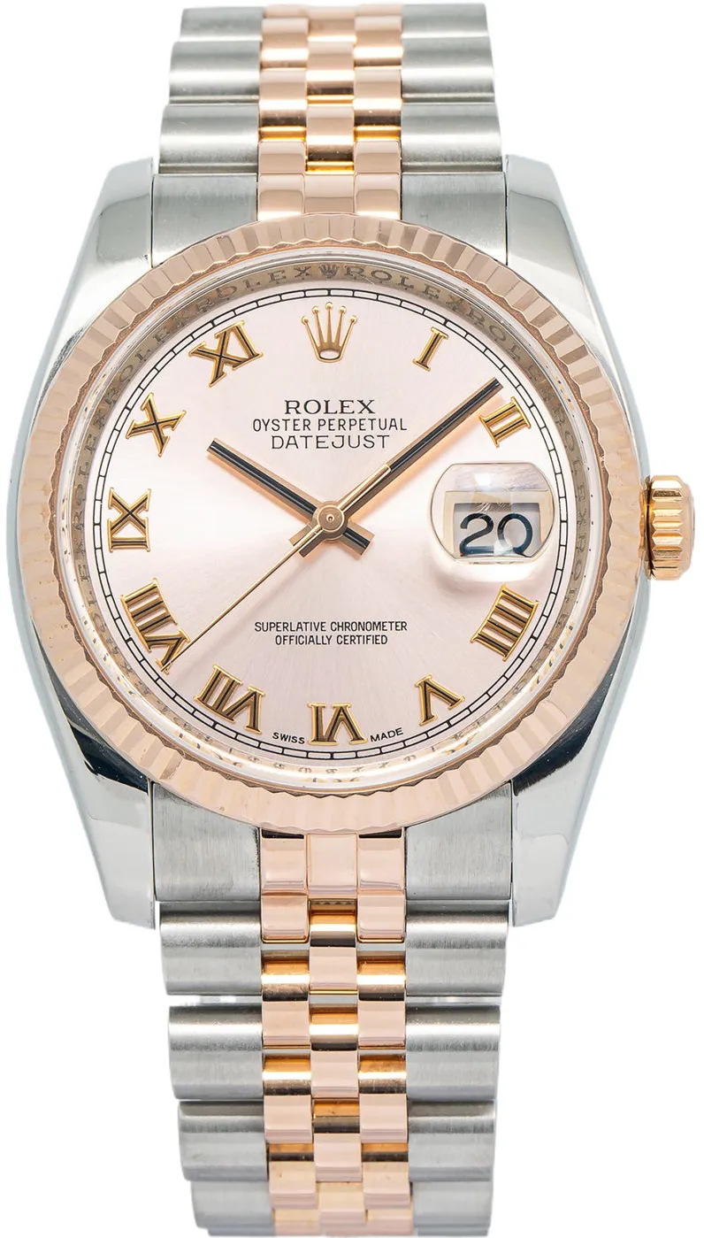 Rolex Datejust 36 116231 36mm Rose gold and Stainless steel and 18k rose gold Rose