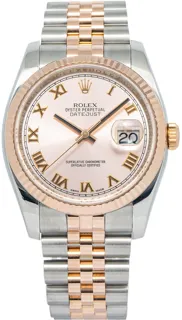 Rolex Datejust 36 116231 36mm Stainless steel and 18k rose gold Pink