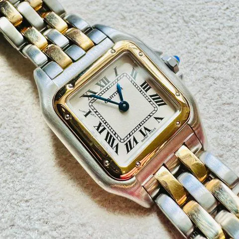 Cartier Panthère 166921 22mm Yellow gold and Stainless steel White 1