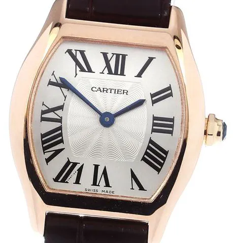 Cartier Tortue W1556360 24mm Rose gold Silver