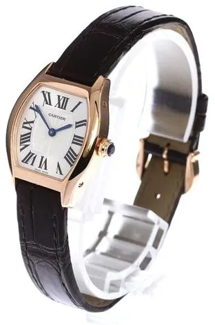 Cartier Tortue W1556360 24mm Rose gold Silver 1