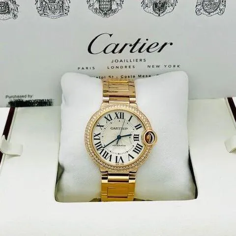 Cartier Ballon Bleu 36mm WE9005Z3 36mm Rose gold Silver