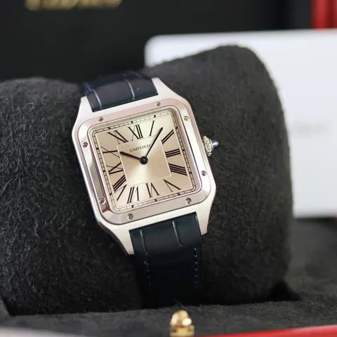 Cartier Santos Dumont WSSA0022 43.5mm Stainless steel Silver