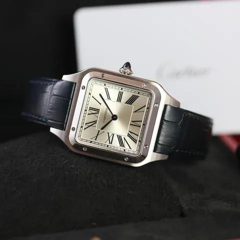 Cartier Santos Dumont WSSA0022 43.5mm Stainless steel Silver 2