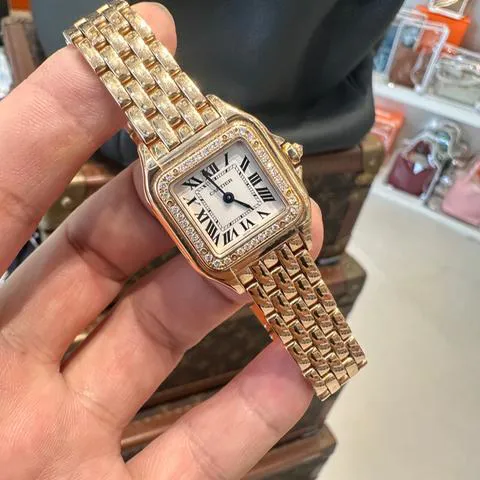 Cartier Panthère WJPN0008 22mm Rose gold Silver