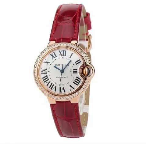 Cartier Ballon Bleu 33mm WJBB0033 33mm Rose gold Silver