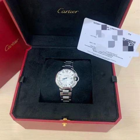 Cartier Ballon Bleu W6920071 33mm Stainless steel White 3