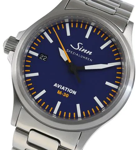 Sinn 556 556.IM-30 MONO 38.5mm Stainless steel Blue