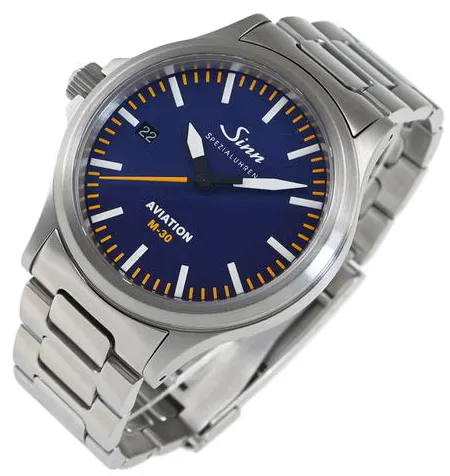 Sinn 556 556.IM-30 MONO 38.5mm Stainless steel Blue 3