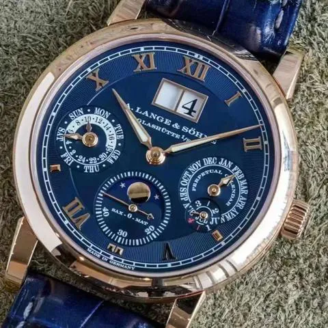 A. Lange & Söhne Langematik 310.037 Rose gold Blue