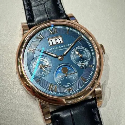 A. Lange & Söhne Langematik 310.037 Rose gold Blue 2