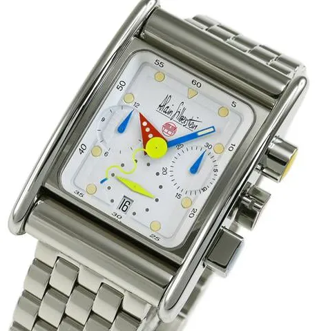 Alain Silberstein 48mm Stainless steel White