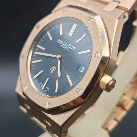 Audemars Piguet Royal Oak 15202OR.OO.1240OR.01 39mm Rose gold Blue 10