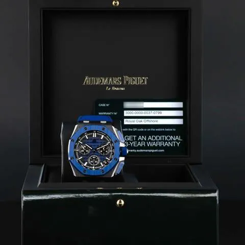 Audemars Piguet Royal Oak Offshore Chronograph 26420CE.OO.A043VE.01 43mm Ceramic Blue 12