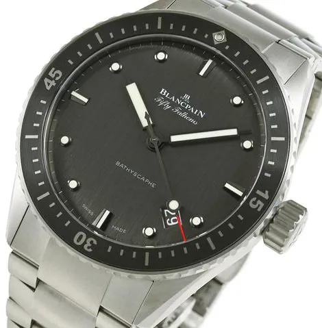 Blancpain Fifty Fathoms Bathyscaphe 5000 1210 98S 43mm Titanium Anthracite