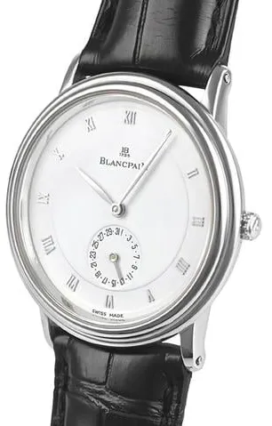 Blancpain Villeret 4795-3427-55 33.5mm Platinum White