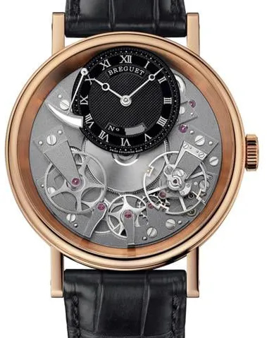 Breguet Tradition 7057br/g9/9w6 40mm Rose gold Black and Gray