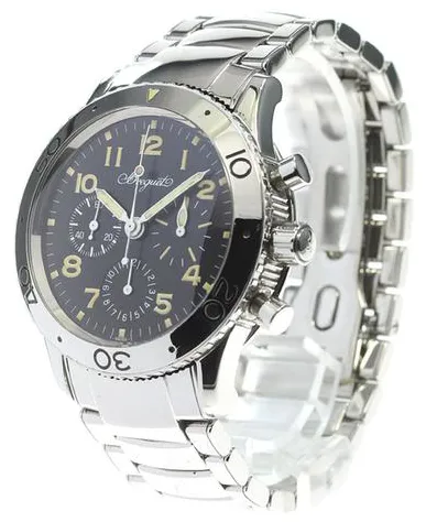 Breguet Type XX - XXI - XXII 3800 39mm Stainless steel Black 1