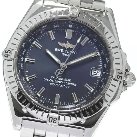 Breitling Windrider A10350 38mm Stainless steel Blue