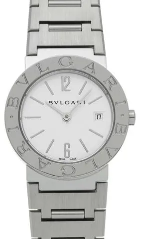 Bulgari Bulgari BB 26 SS 26mm Stainless steel White