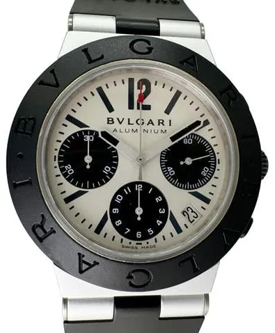 Bulgari Diagono AC 38 TA 38mm Aluminium Silver