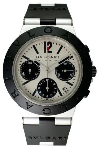 Bulgari Diagono AC 38 TA 38mm Aluminium Silver 1