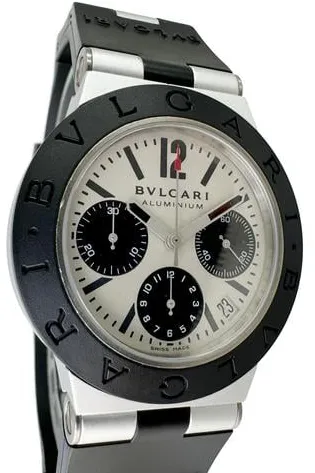 Bulgari Diagono AC 38 TA 38mm Aluminium Silver 3