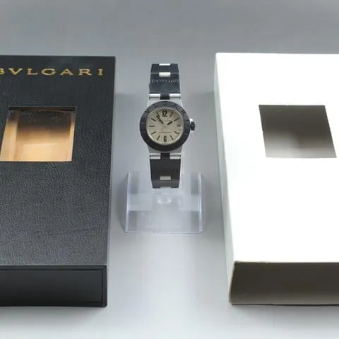 Bulgari Diagono AL 32 TA 32mm Aluminium White 2