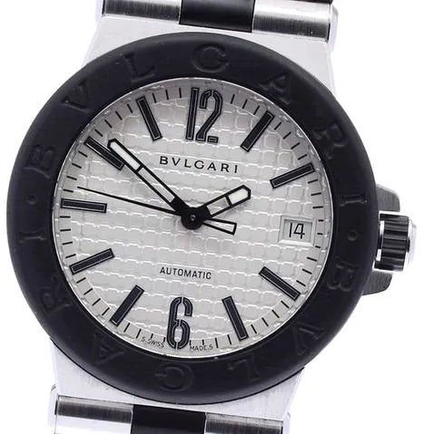 Bulgari Diagono DG 35 SV 35mm Stainless steel Silver