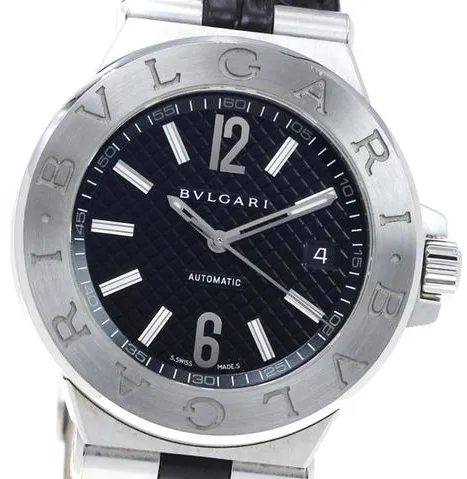 Bulgari Diagono DG40S 40mm Stainless steel Black