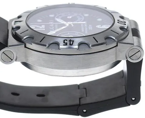 Bulgari Diagono SCB38S 38mm Stainless steel Black 5