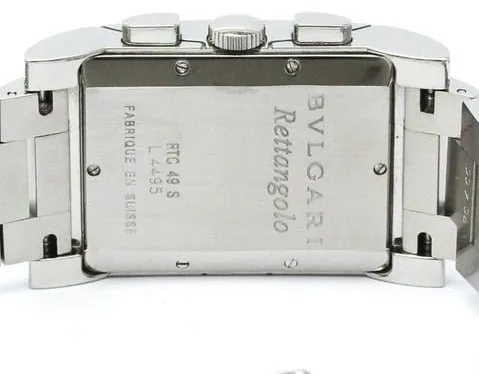 Bulgari Rettangolo RTC 49 S 49mm Stainless steel White 5