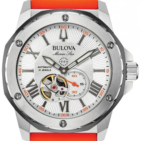 Bulova Marine Star 98A226 45mm Stainless steel Silver