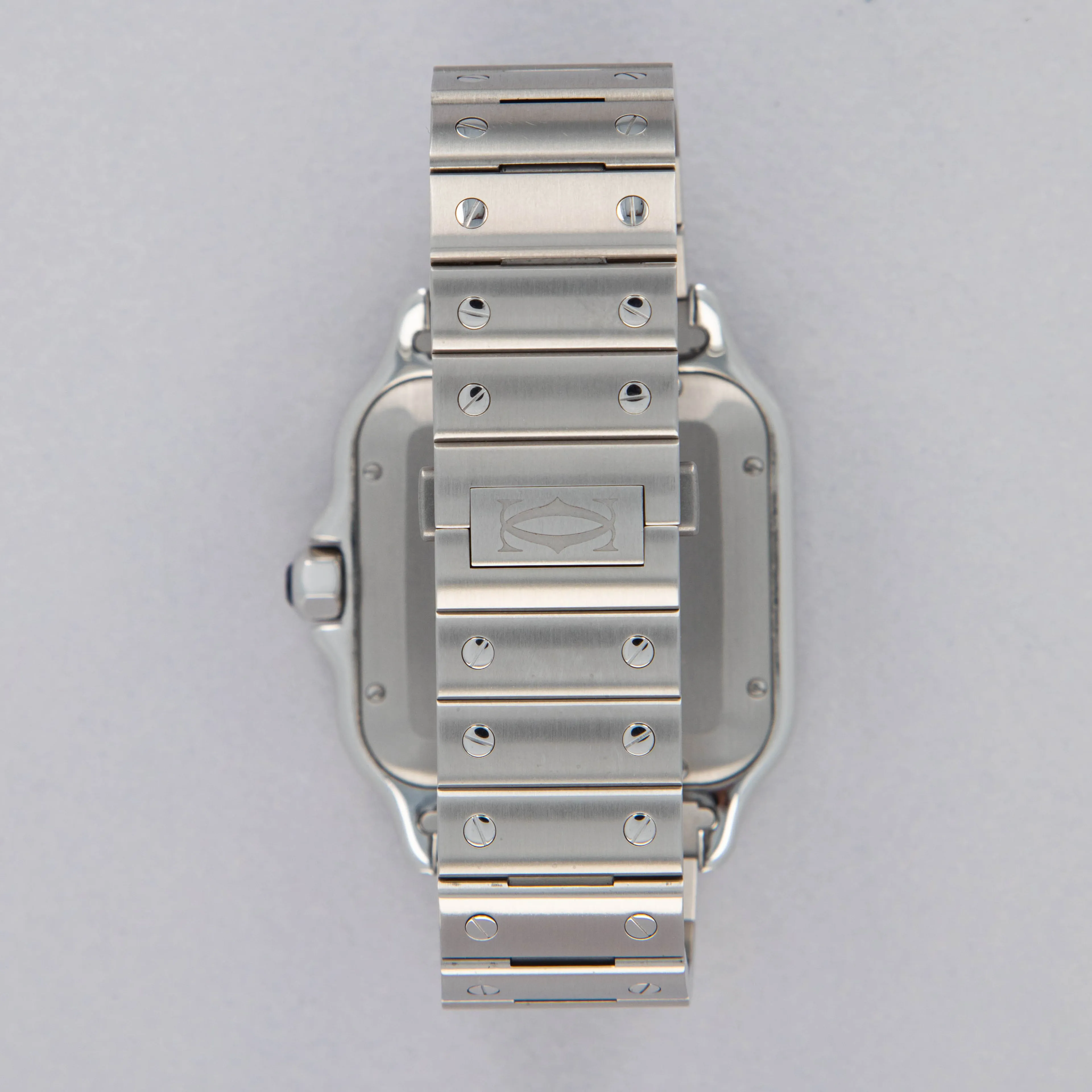 Cartier Santos de Cartier 4072 39.8mm Stainless steel White 10