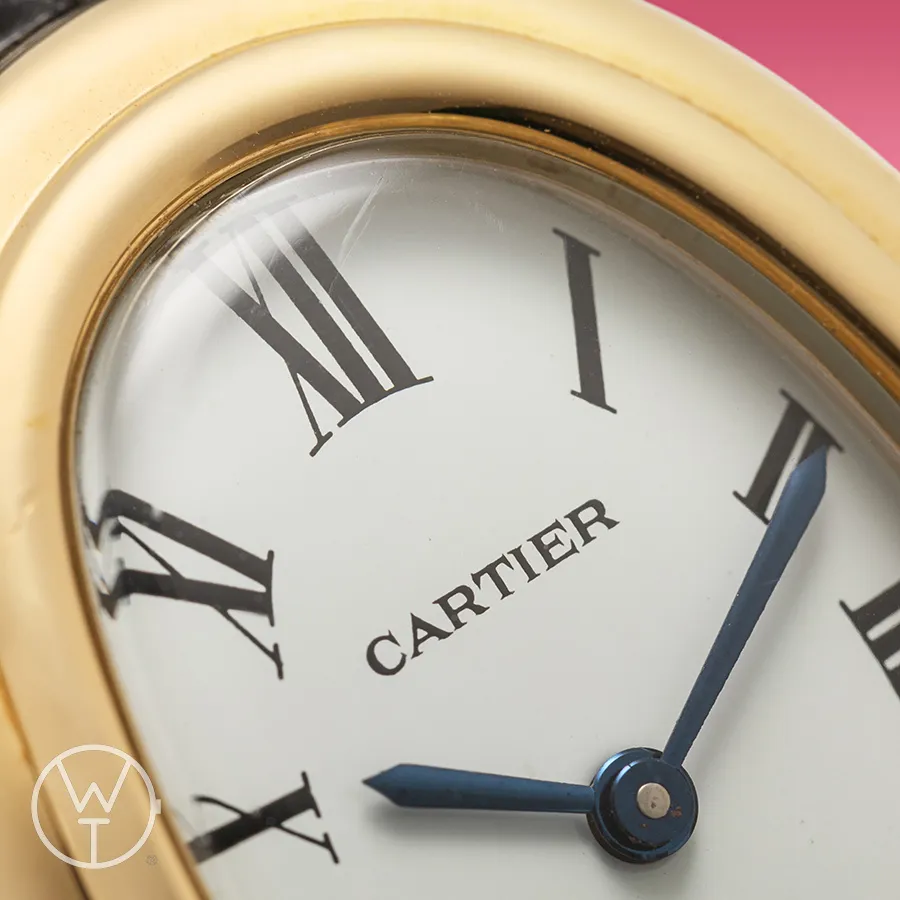 Cartier Baignoire 78094 22.5mm Yellow gold White 2