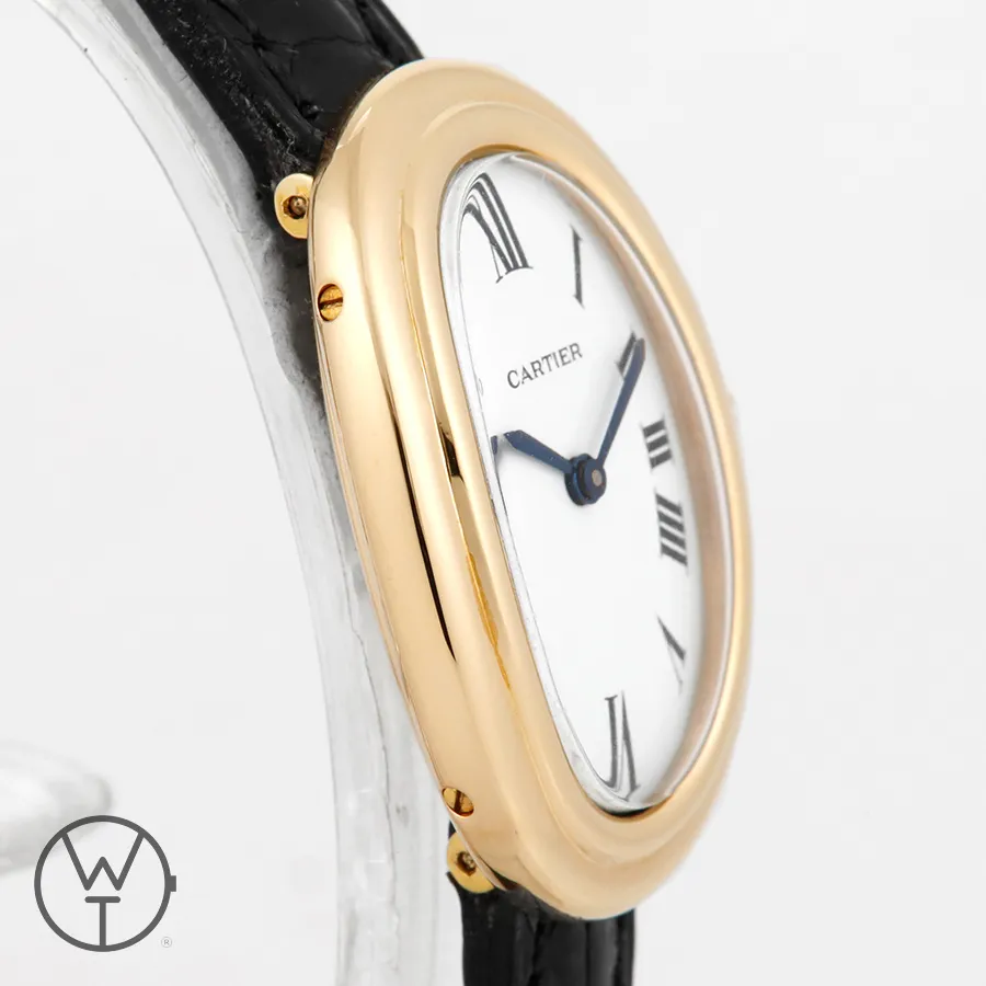 Cartier Baignoire 78094 22.5mm Yellow gold White 8