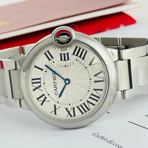 Cartier Ballon Bleu 36mm 3284 36mm Stainless steel Silver 1