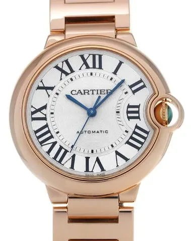 Cartier Ballon Bleu 36mm W69004Z2 36mm Rose gold Silver