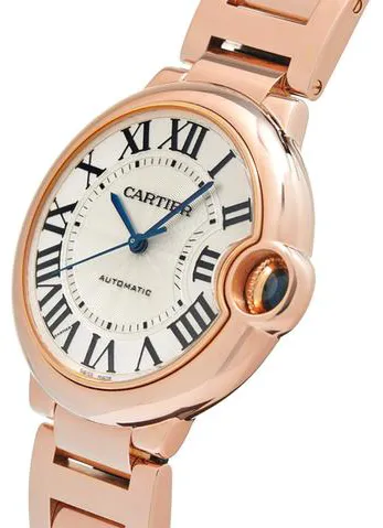 Cartier Ballon Bleu 36mm W69004Z2 36mm Rose gold Silver 1