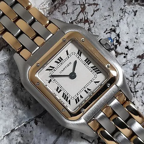 Cartier Panthère 66921 22mm Yellow gold and Stainless steel White 7